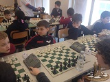 foto torneo di scacchi